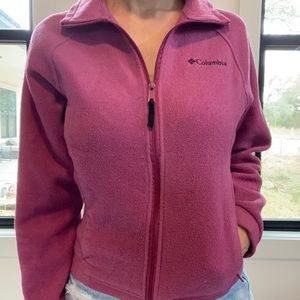 Columbia Youth Pink Zip UP Jacket